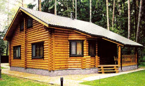 деревянный дом 164.4 кв.м, rounded log house 164 m2
