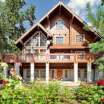 деревянный дом 175 кв.м, profiled timber house 175 m2