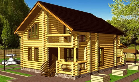 деревянный дом 140 кв.м.