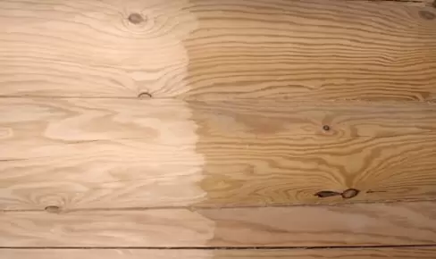 Покрасочные работы в деревянном доме